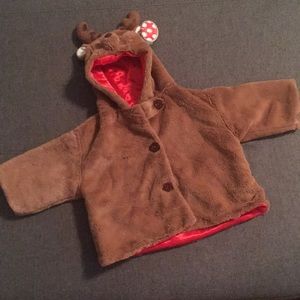 🎁 Lil Reindeer Coat by Bearington Baby